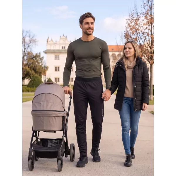  Muške softshell hlače ALPINE PRO ABAR 2 CRNA 