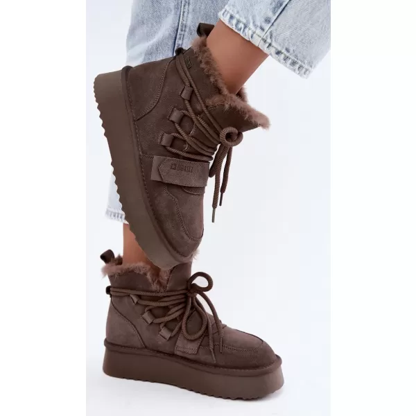  Ženske cipele BIG STAR SHOES UU274315 SMEĐE/BEŽ SJENE 