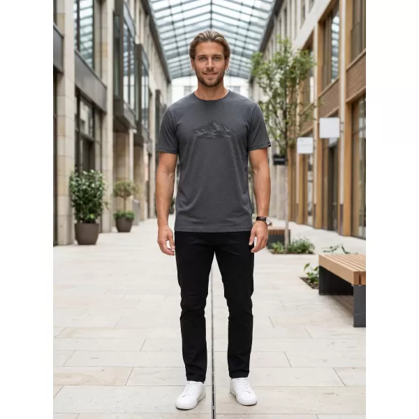  Funkcionalna muška majica ALPINE PRO GREM 3 TAMNO SIVA PC VARIJANTA 
