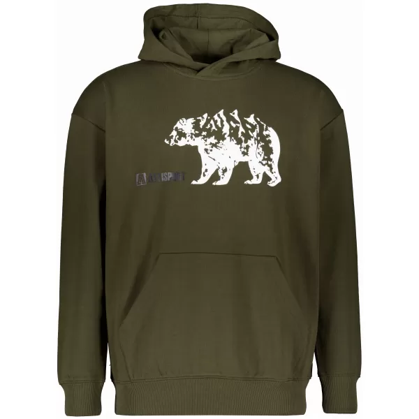  Muški sweatshirt ALTISPORT ALM193422 VOJNOG 