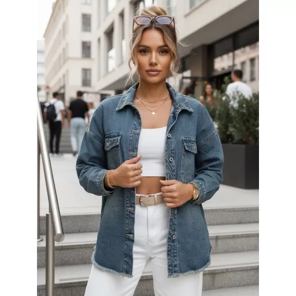  Ženska jakna DSTREET TY5683 PLAVA 