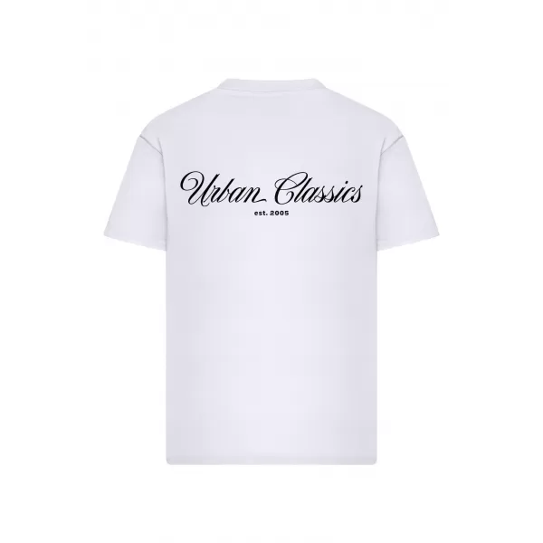  Muška majica kratkih rukava URBAN CLASSICS TB8757 BIJELA 
