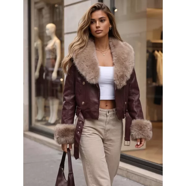  Ženska jakna DSTREET TY5980 TAMNOCRVENA 