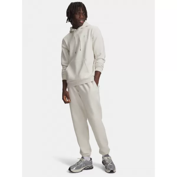  Muške trenirke UNDER ARMOUR ICON FLEECE JOGGER 1373882-110 BIJELA 
