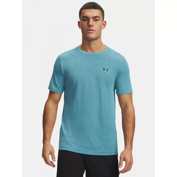  Muška majica kratkih rukava UNDER ARMOUR VANISH SEAMLESS NOVELTY SS 6010603-425 PLAVA 