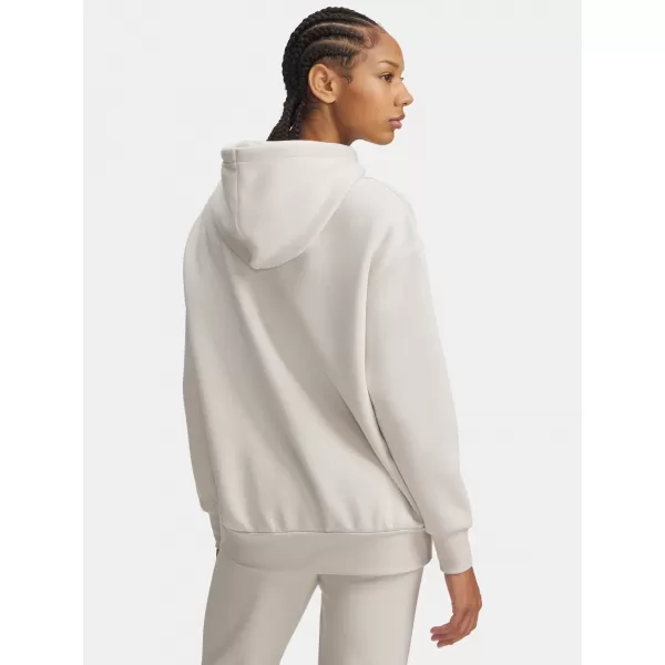  Ženski sweatshirt UNDER ARMOUR ICON FLEECE OS HOODIE 1379495-111 BIJELA 