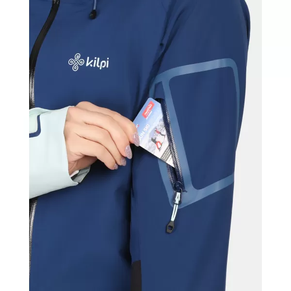  Ženska hardshell jakna KILPI MAMBA-W 1L0101KI TAMNOPLAVA 