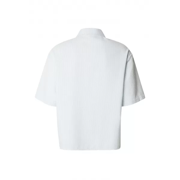  Muška košulja URBAN CLASSICS TB8417-22394 SMRZAVANJE PLAVO/BIJELO 