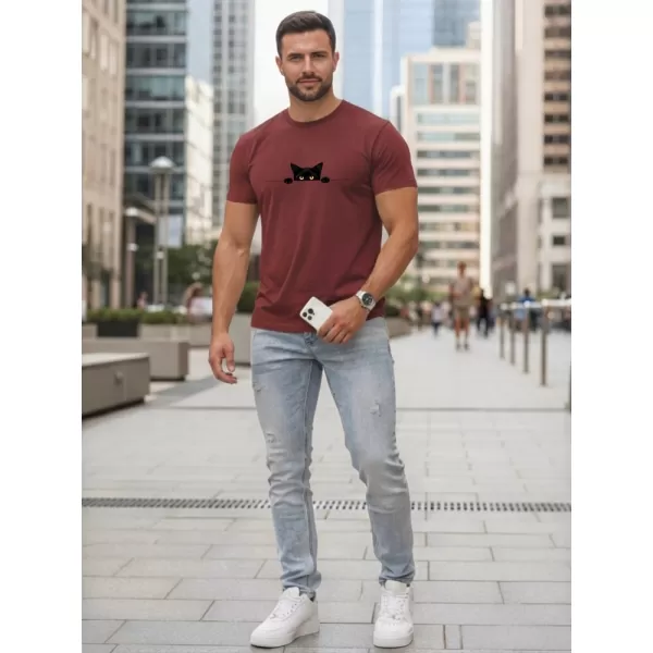  Muška majica kratkih rukava DSTREET NX5102R-BU TAMNOCRVENA 