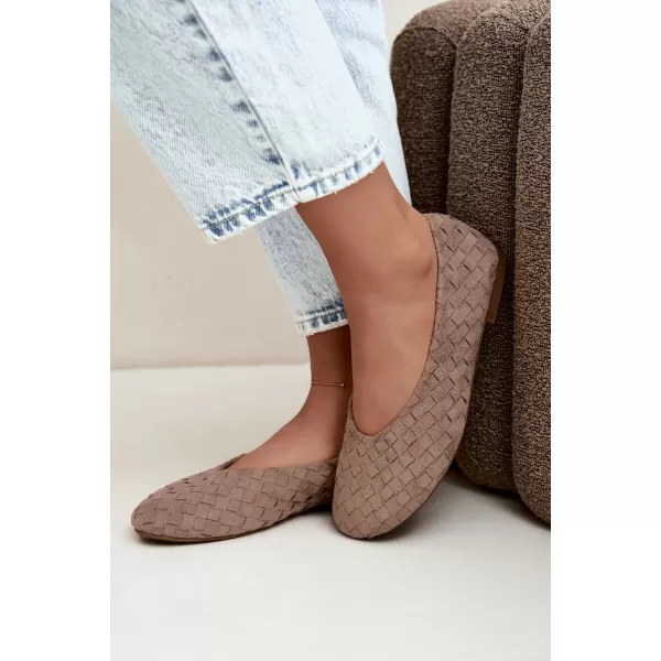  Ženske balerinke BOTO 9867 KAKI 
