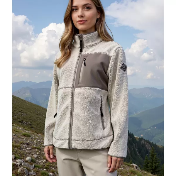  Ženska topla majica ALPINE PRO FERADA 3 DRVENA GRAĐA ZA SPLAV 