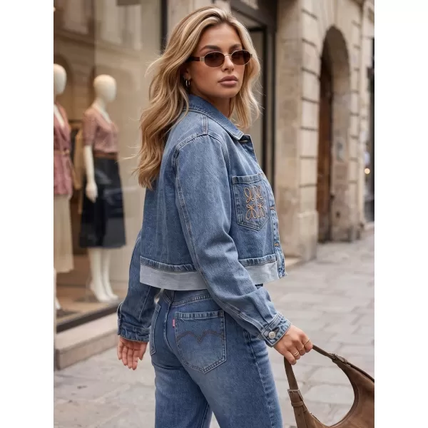  Ženska jakna DSTREET TY5901 PLAVA 