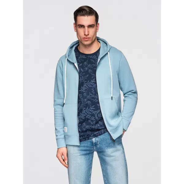  Muški sweatshirt OMBRE OM-SSBZ-0272 PLAVA 