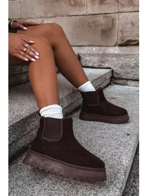 Ženske cipele BIG STAR SHOES UU274174 SMEĐE/BEŽ SJENE