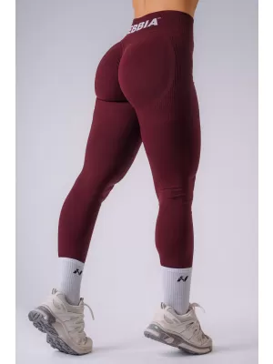 Ženske tajice NEBBIA FLOW SEAMLESS 496 KLARET