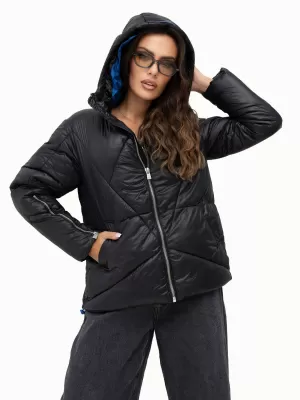 Ženska jakna SUBLEVEL D50048X44517A2 CRNA