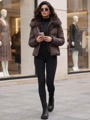 Ženska jakna DSTREET 1 TY6100 LJUBIČASTA