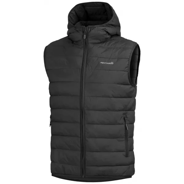  Muški prsluk PENTAGON AURORA 2.0 PUFFER HOODED VEST K04011-2.0 CRNA 