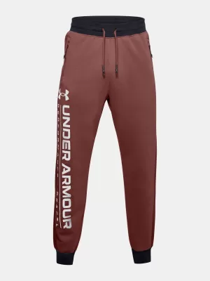 Muške trenirke UNDER ARMOUR MEN'S UA RIVAL FLC AMP JGS 1357125-688 CRVENA