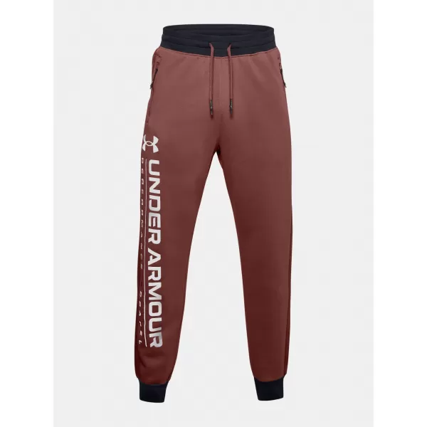  Muške trenirke UNDER ARMOUR MEN'S UA RIVAL FLC AMP JGS 1357125-688 CRVENA 