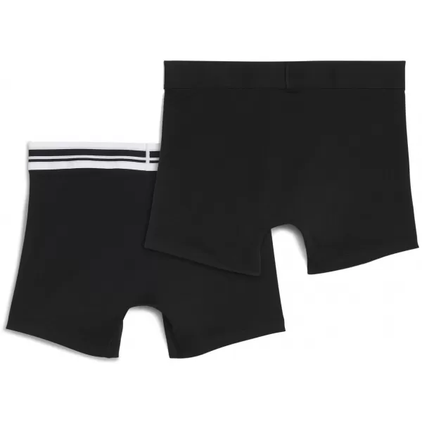  Muške bokserice PUMA MEN EVERYDAY PLACED LOGO BOXER 2P 93847601 CRNA 