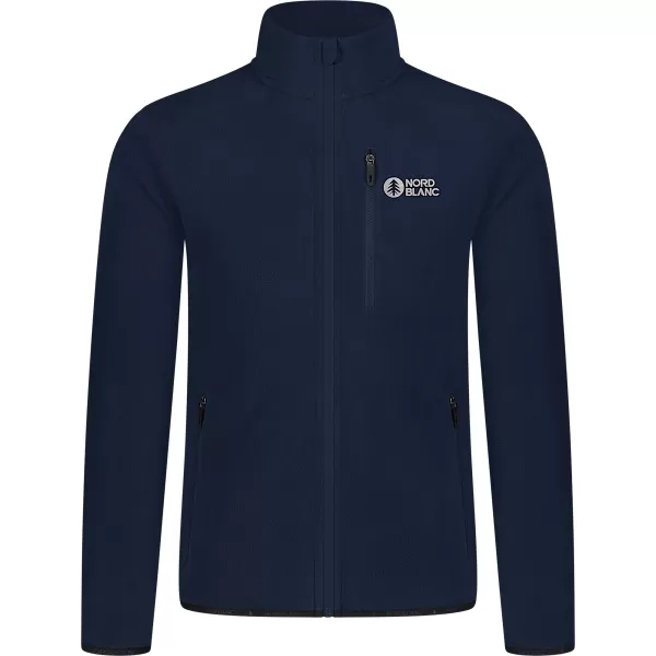  Muški lagani sweatshirt od flisa NORDBLANC QUARRY NBSFM8372 TAMNOPLAVA 