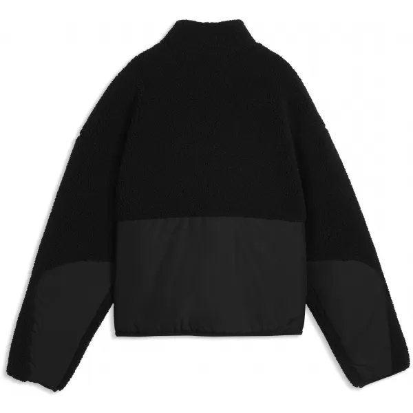  Ženska jakna PUMA RE:FIBRE SHERPA JACKET W 69456701 PUMA CRNA 