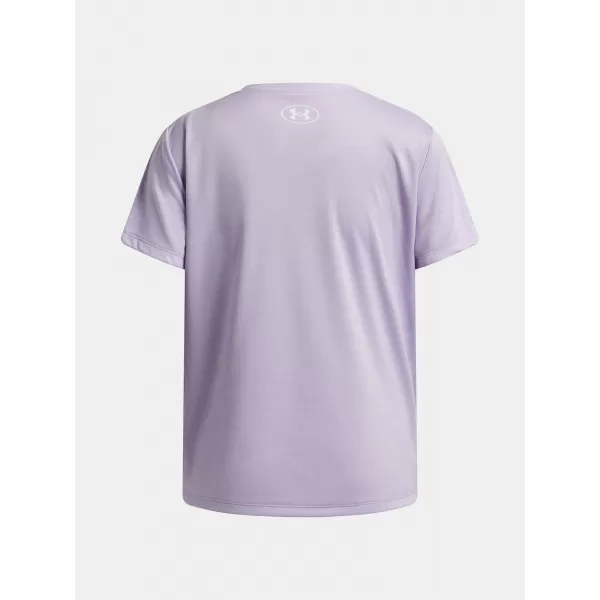  Majica za djevojčice UNDER ARMOUR TECH TWIST WDMK LOGO SS 6007134-536 LJUBIČASTA 