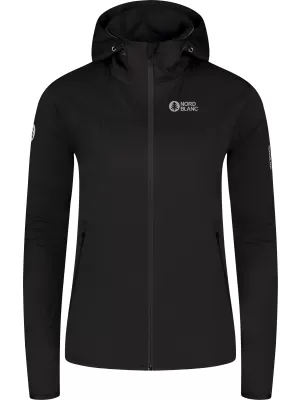 Ženska softshell jakna NORDBLANC OUTLAND NBSSL8324 CRNA