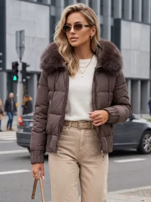 Ženska jakna DSTREET TY5831 SMEĐA
