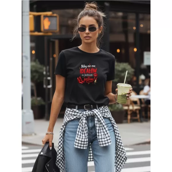  Ženska majica kratkih rukava DSTREET NX5038RY CRNA 