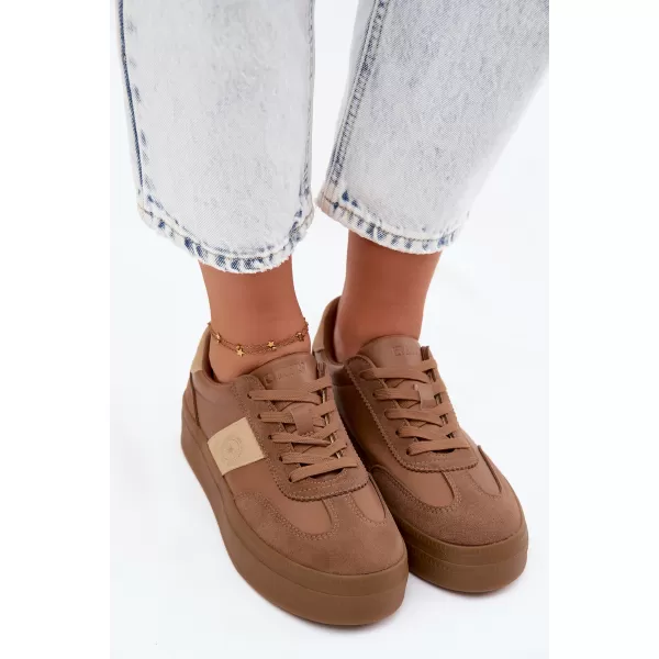 Ženske tenisice BIG STAR SHOES UU274015 SMEĐA/BEŽ 
