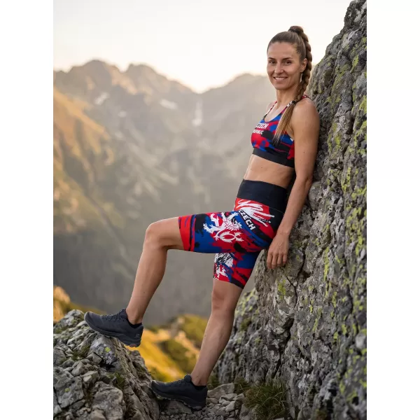  Ženske premium funkcionalne tajice iznad koljena (nove veličine) ALTISPORT VOJ/ALW036LEG06 ČEŠKI 