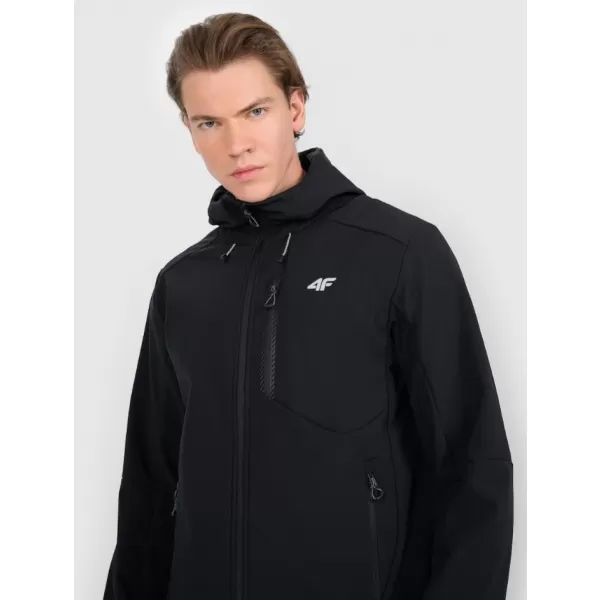  Muška softshell jakna 4F RAW25TSOFM506 DUBOKA CRNA 