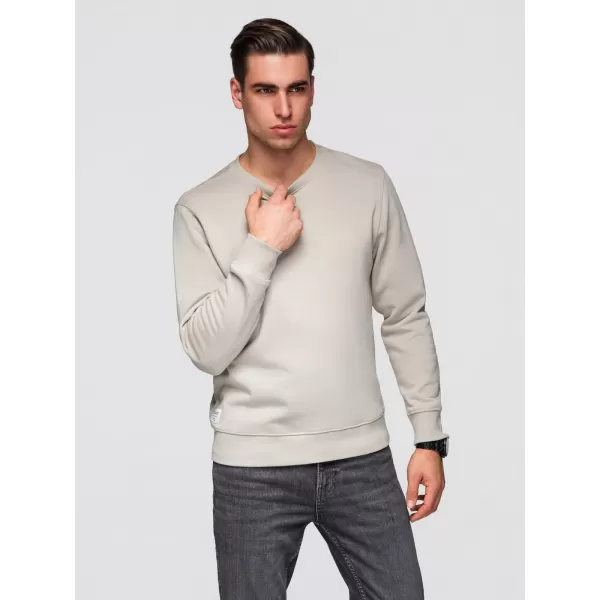  Muški sweatshirt OMBRE OM-SSBN-0271 SVIJETLO BEŽ 
