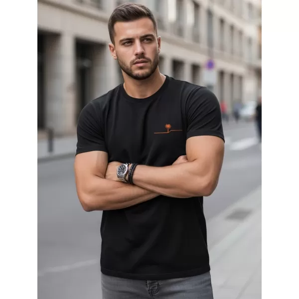  Muška majica kratkih rukava DSTREET NX0156R-BK CRNA 