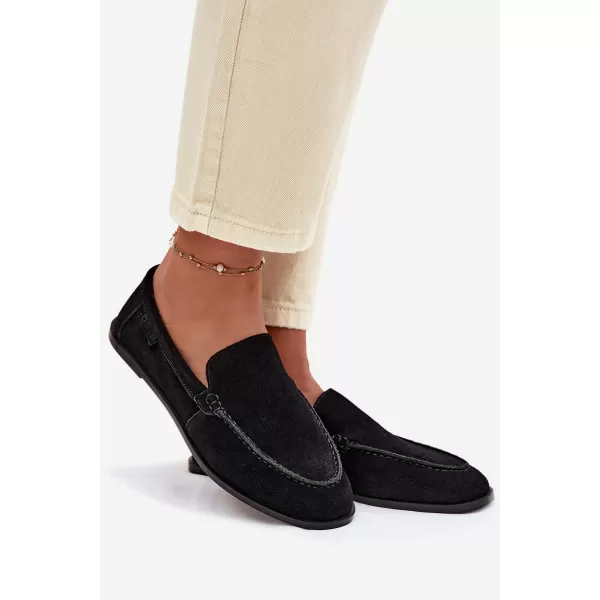  Ženske mokasine BIG STAR SHOES TT274209 CRNA 