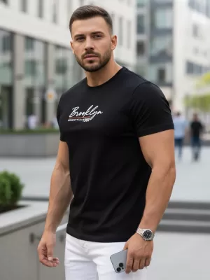 Muška majica kratkih rukava DSTREET RX5403 CRNA