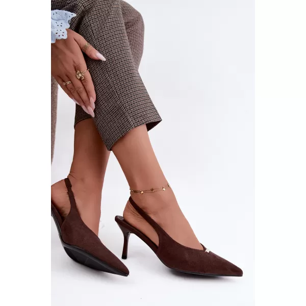  Ženske salonke BOTO T681P KAKI 