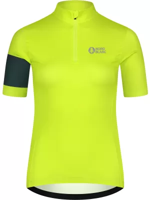 Ženski biciklistički dres NORDBLANC ENTHUSIAST NBSLF8084 ZELENA
