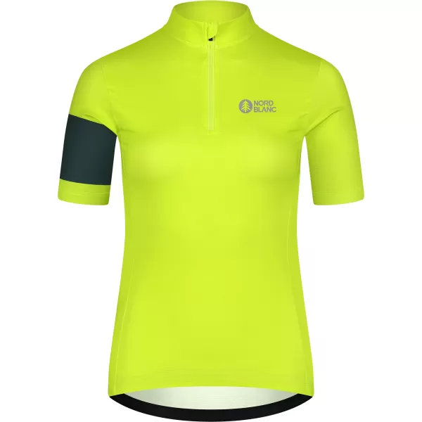  Ženski biciklistički dres NORDBLANC ENTHUSIAST NBSLF8084 ZELENA 