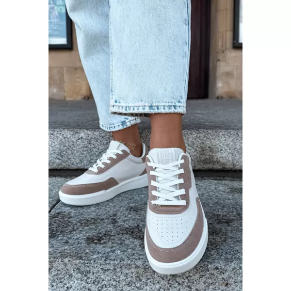  Ženske tenisice BIG STAR SHOES UU274275 BIJELO/BEŽ 