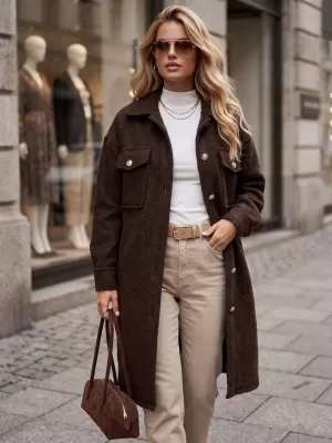 Ženski kaput DSTREET NY0802 SMEĐA