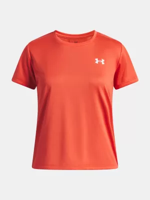 Majica za djevojčice UNDER ARMOUR TECH SSC 6005138-690 CRVENA