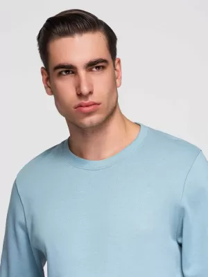 Muški sweatshirt OMBRE OM-SSBN-0271 PLAVA