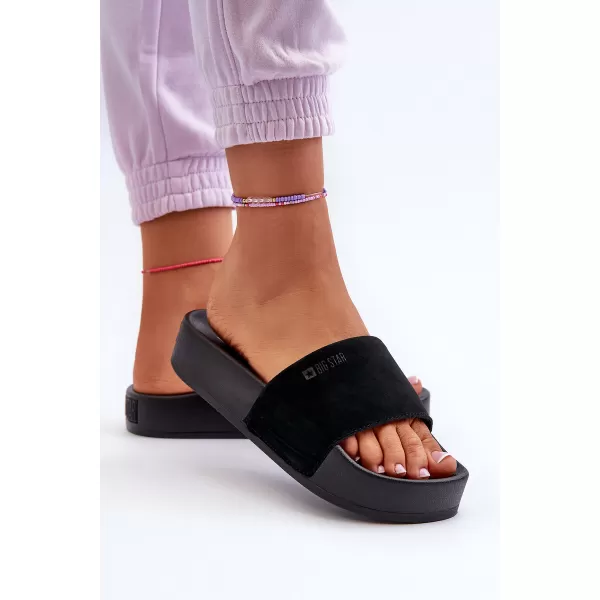  Ženske papuče BIG STAR SHOES NN274A670 CRNA 