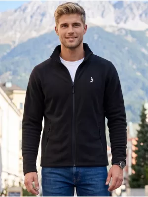 Muška majica od flisa ALTISPORT ALM002852 CRNO I SREBRNO