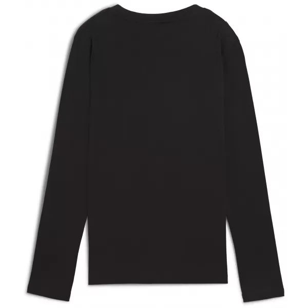  Ženska majica PUMA ESS SMALL NO. 1 LOGO LONGSLEEVE TEE 682380-01 PUMA CRNA 