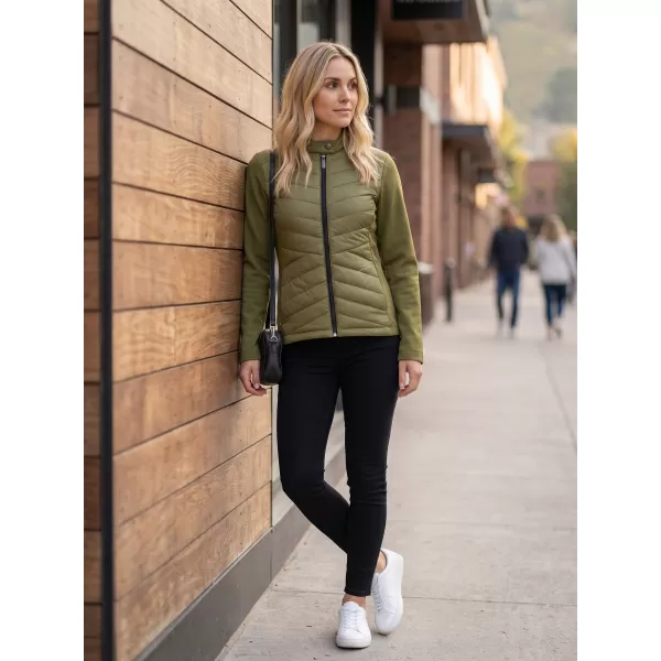  Ženska hibridna jakna MALFINI PREMIUM CROSS 556 AVOKADO ZELENI 