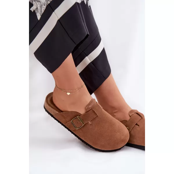  Ženske papuče BIG STAR SHOES RR274A387 SMEĐA/BEŽ 